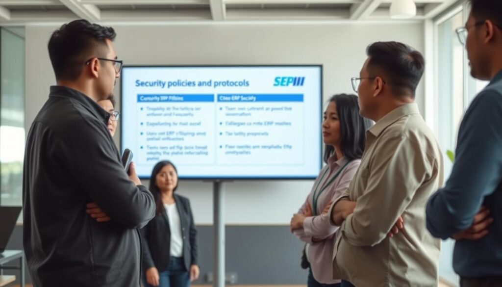 Enforcing policies in ERP security